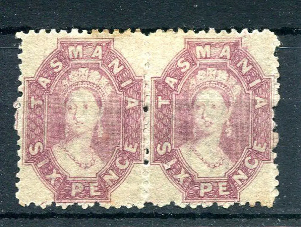 1891 6d dull claret, perf 12. MLH, toned perfs at ... Image 1++