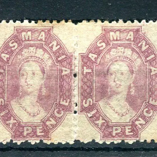 1891 6d dull claret, perf 12. MLH, toned perfs at ...