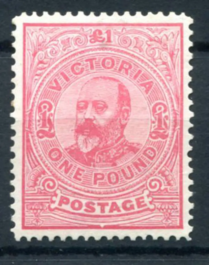 1901/10 £1 carmine-rose, perf 12½. Well centred & ... Image 1++
