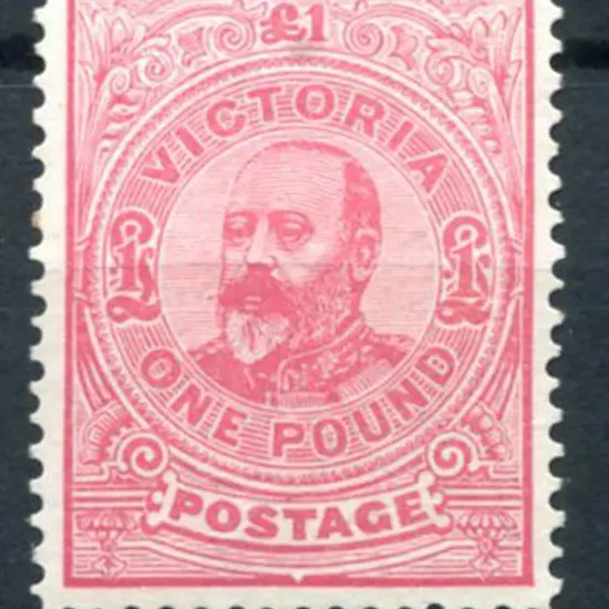 1901/10 £1 carmine-rose, perf 12½. Well centred & ...