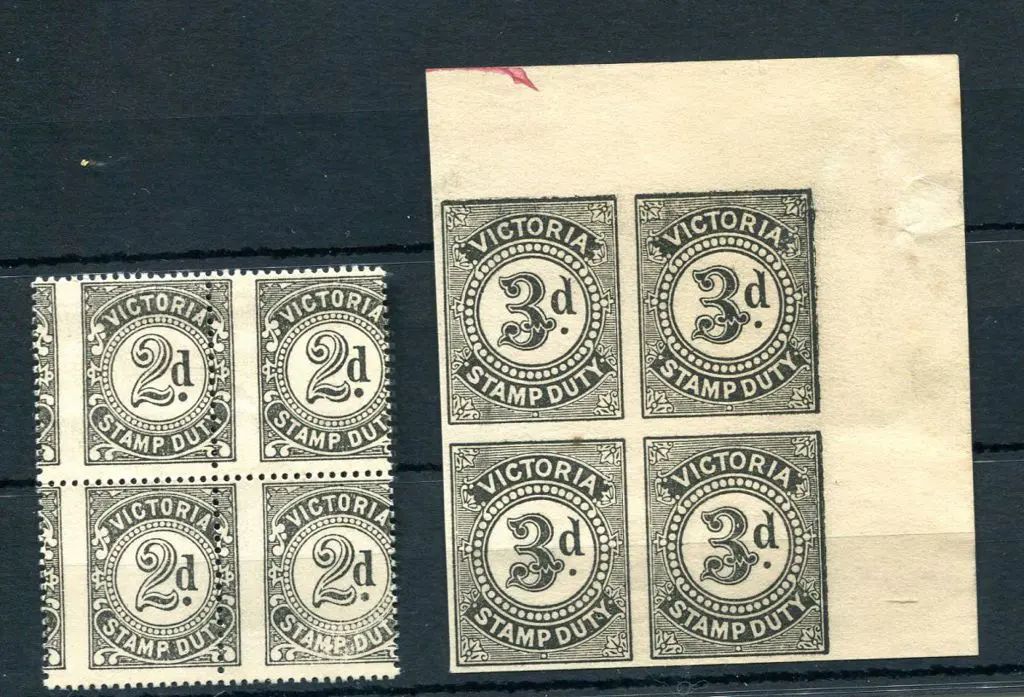 1904 2d Stamp Duty Proof in black with vertical ... Image 1++