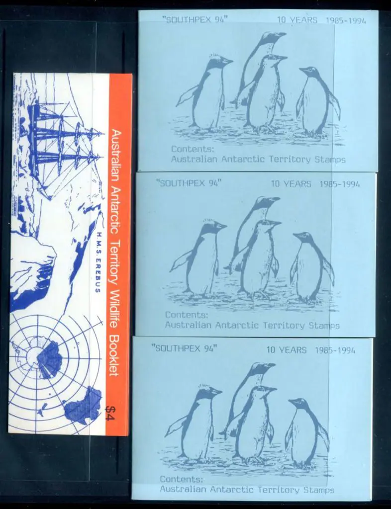 1983 $4 Regional Wildlife/HMS Erebus booklet ... Image 1++