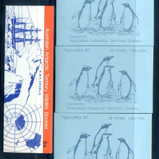 1983 $4 Regional Wildlife/HMS Erebus booklet ...
