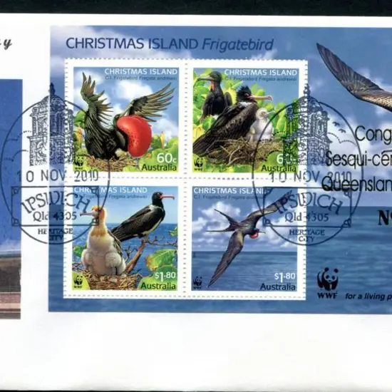2010 (9th Oct) Frigatebird M/S ovptd ...