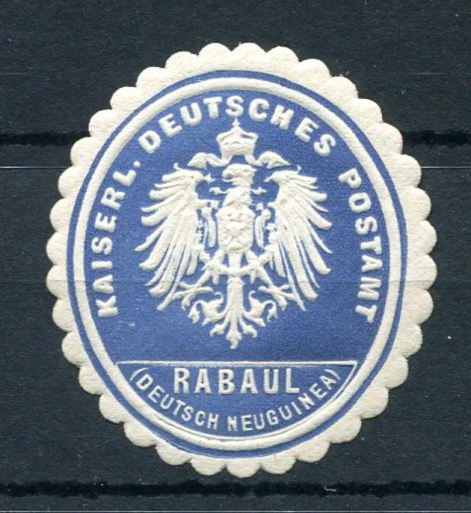 1913 "Kaiserl. Deutsches Postamt RABAUL (Deutsch ... Image 1++