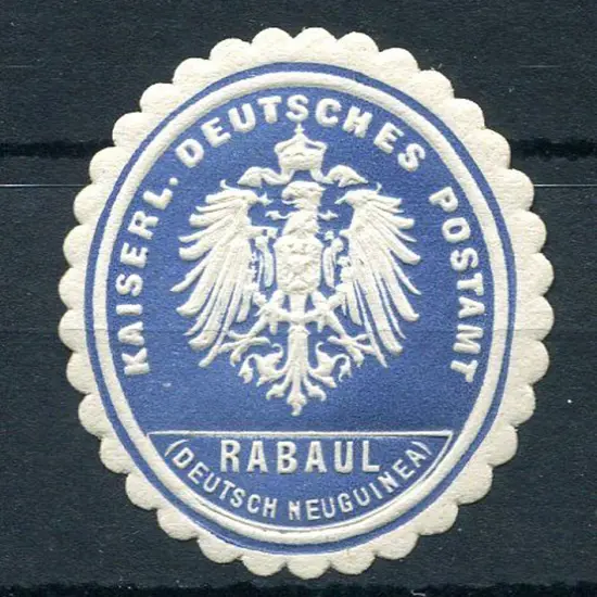 1913 "Kaiserl. Deutsches Postamt RABAUL (Deutsch ...