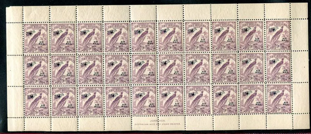 1932/34 6d bistre-brown & 9d violet undated ... Image 1++