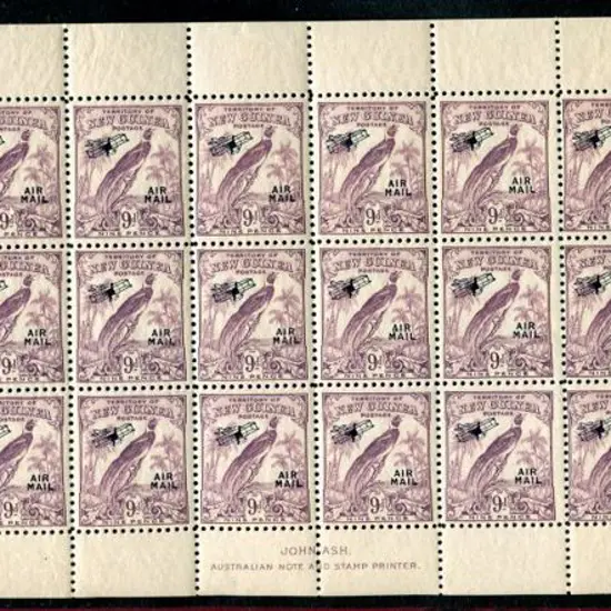1932/34 6d bistre-brown & 9d violet undated ...