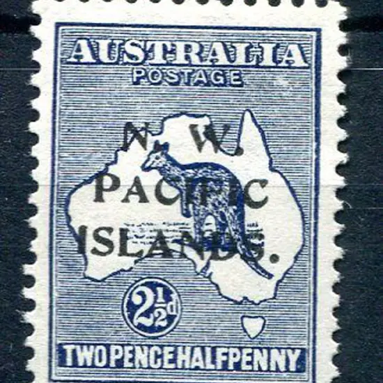 1915 2½d indigo, 1st wmk with "thick upper right ...