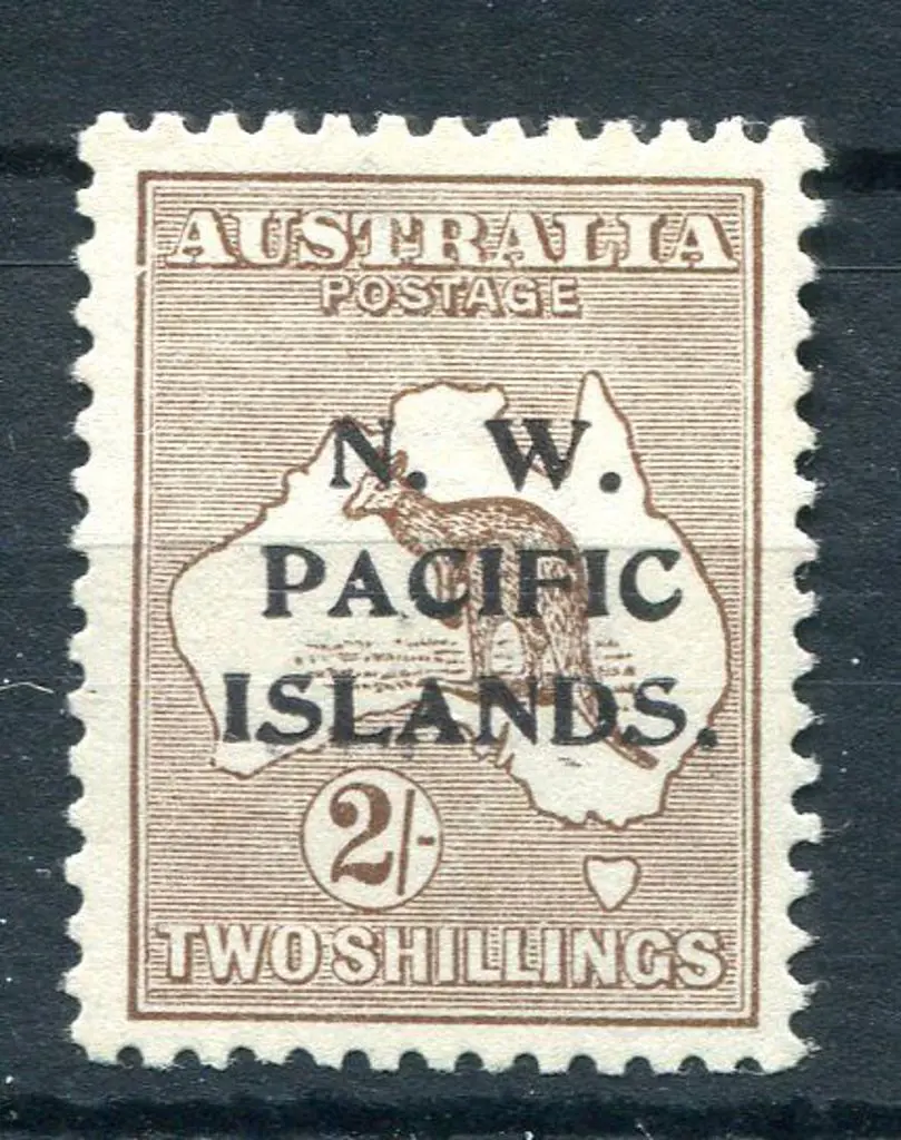 1915 2/- brown, 3rd wmk with inverted wmk plus ... Image 1++