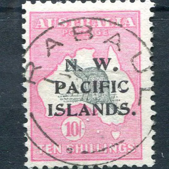 1915 10/- grey & pink, 1st wmk. Fine used with ...