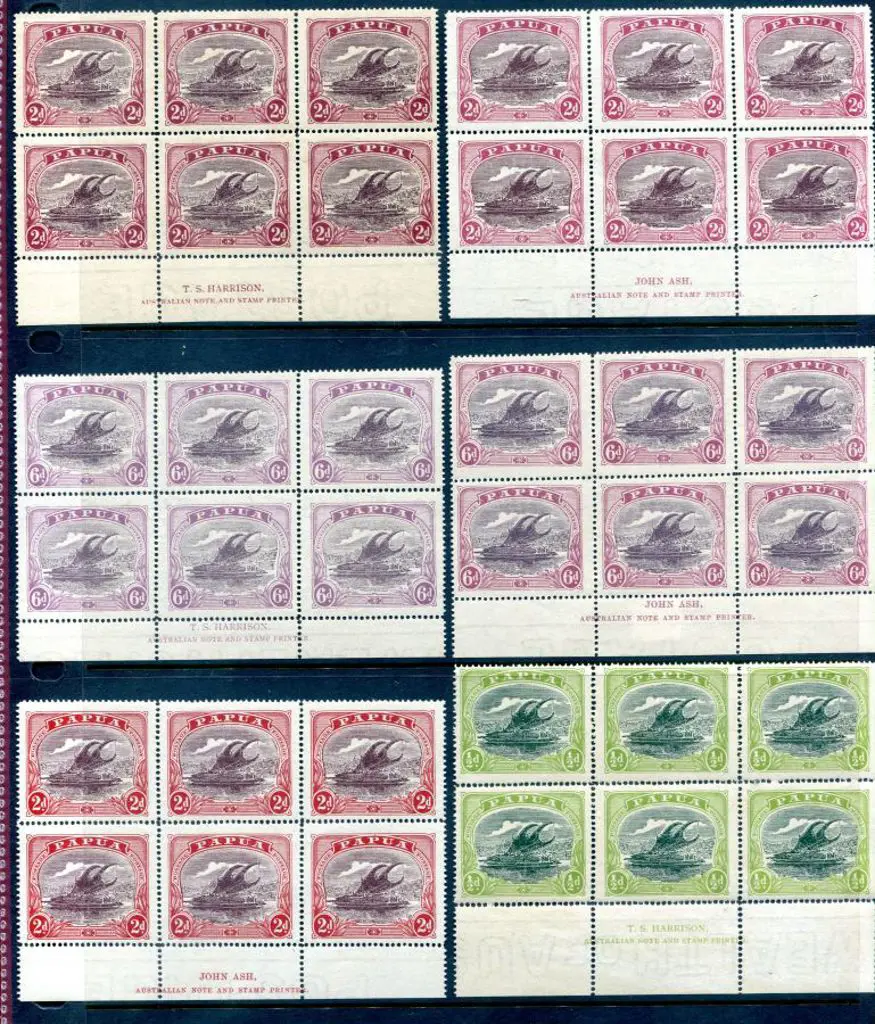 1916/31 Lakatoi Imprint MLH blocks of 6 comprising ... Image 1++
