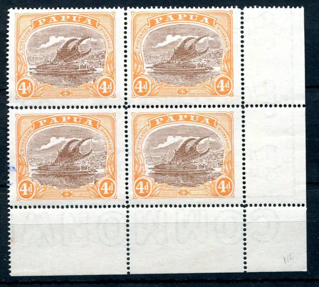 1927 4d light brown & orange Lakatoi in lower ... Image 1++