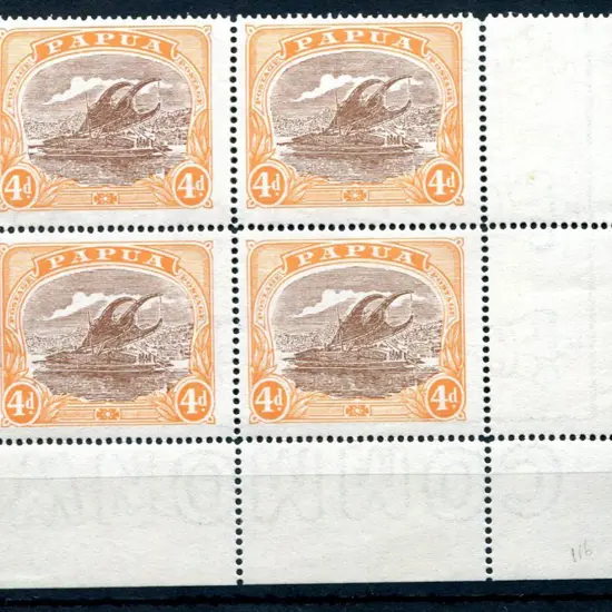 1927 4d light brown & orange Lakatoi in lower ...