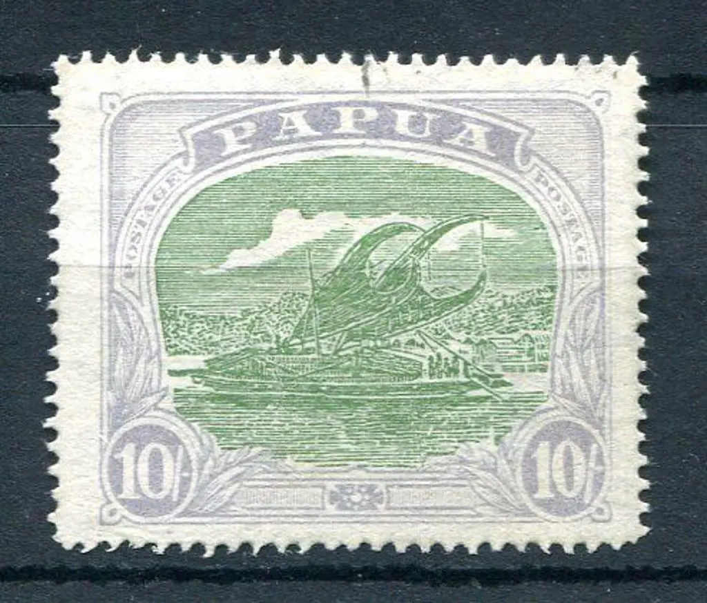 1925 10/- Lakatoi. Fine used with very light ... Image 1++