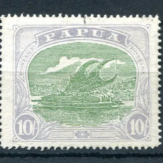 1925 10/- Lakatoi. Fine used with very light ...