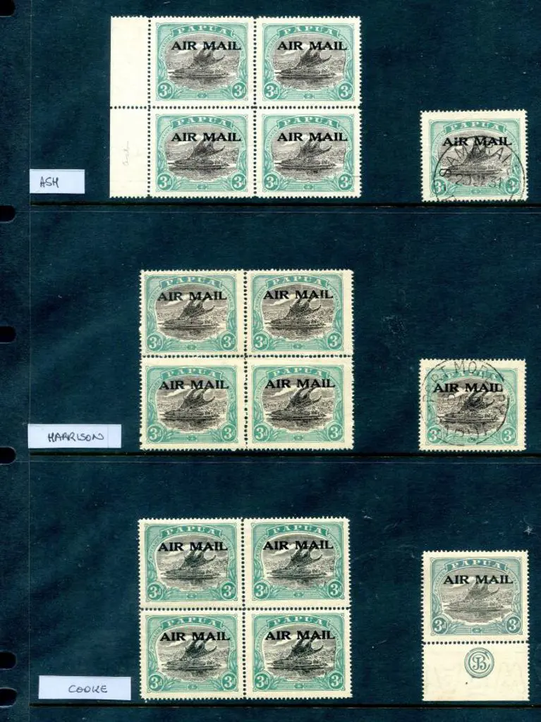 1929/30 3d Ash, Cooke & Harrison printings of the ... Image 1++