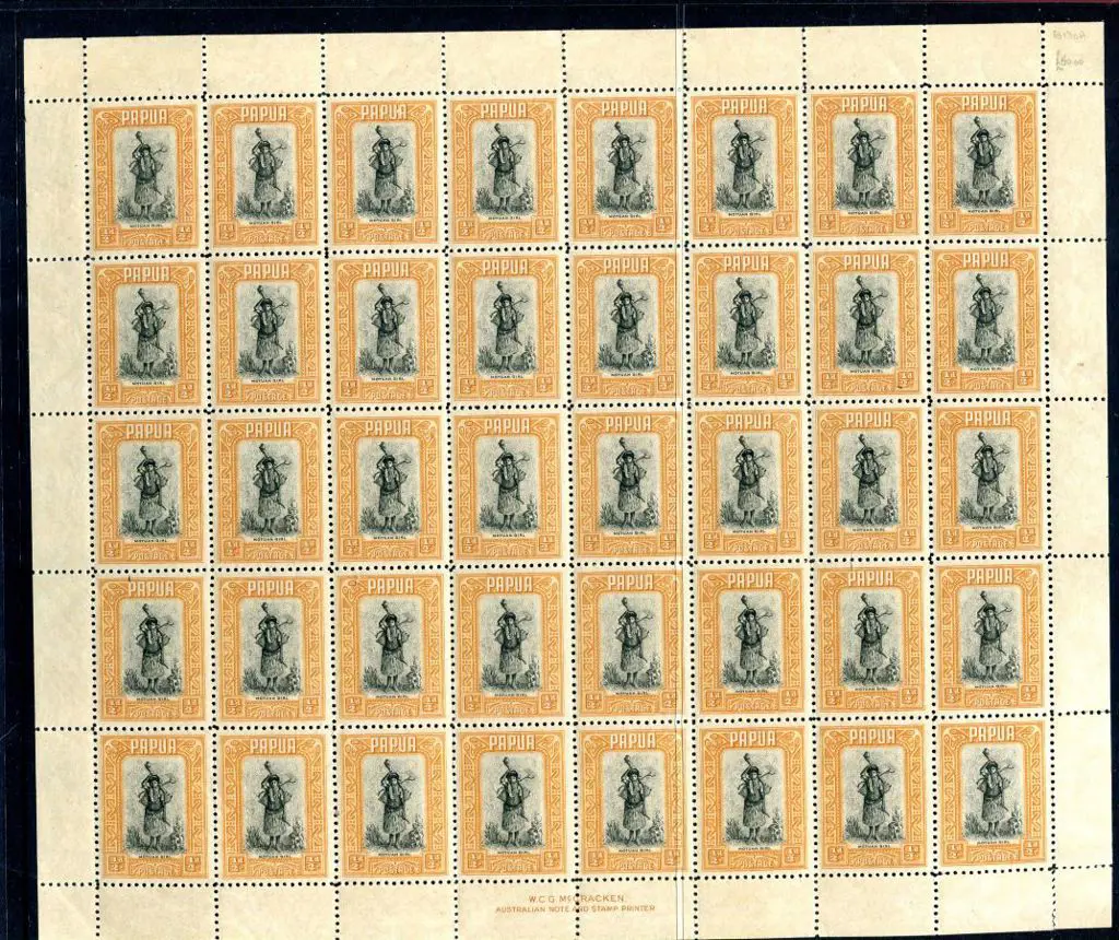 1932/40 ½d black & buff with WCG McCracken imprint ... Image 1++