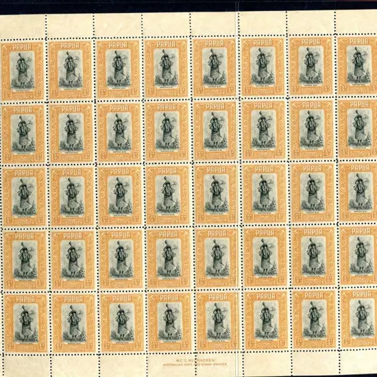 1932/40 ½d black & buff with WCG McCracken imprint ...