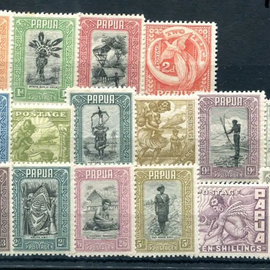 1932 Pictorials to £1. MVLH with normal brownish ...
