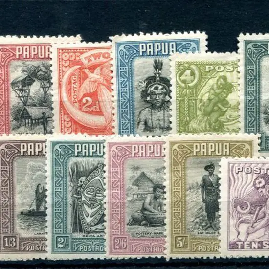1932/40 Pictorials complete set of 16 to £1. Fine ...