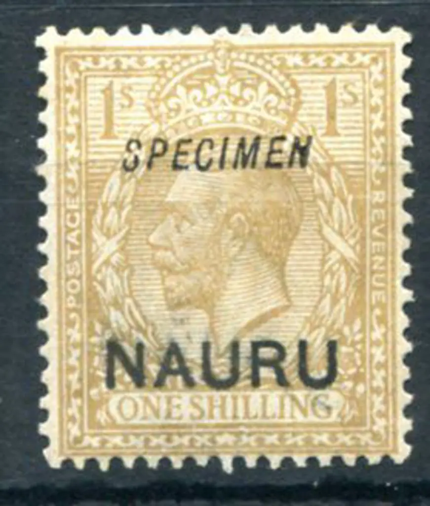 1916/22 1/- KGV ovptd "SPECIMEN". Mint without ... Image 1++