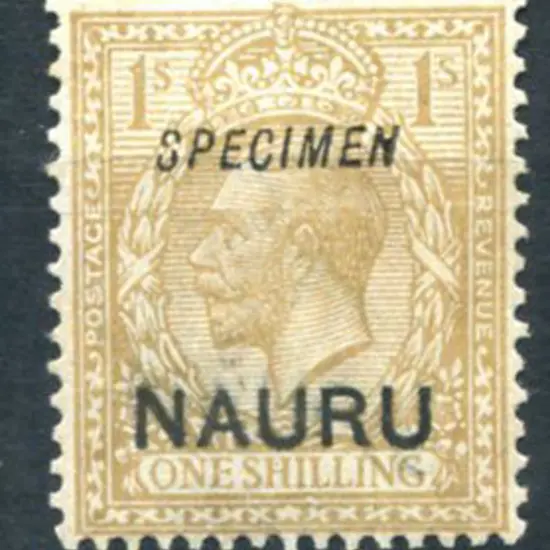1916/22 1/- KGV ovptd "SPECIMEN". Mint without ...