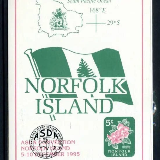 1995 $1.80 Flower booklet ovptd with ASDA logo in ...