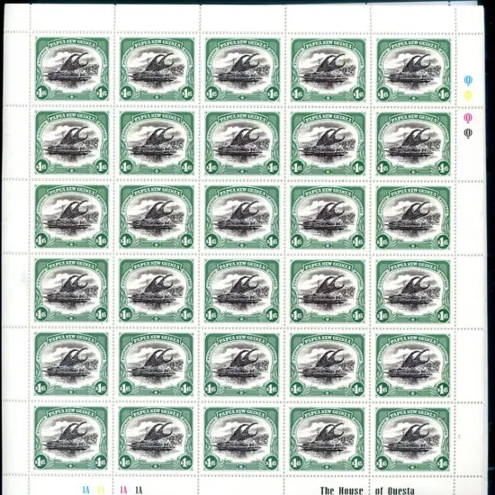 2002 K1.45 Lakatoi in complete sheets of 30 x 40. ...
