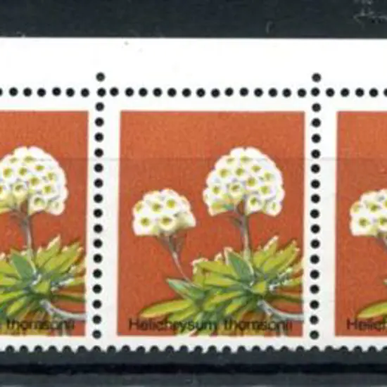 1975 18¢ Wildflower in top right horiz strip of 6 ...