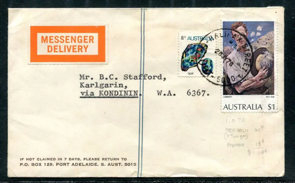 1976 (28th July) Commercial cover with orange ... Image 1++