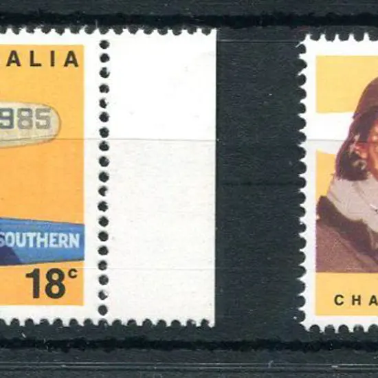 1978 18¢ Charles Ulm in yellow & orange-yellow ...