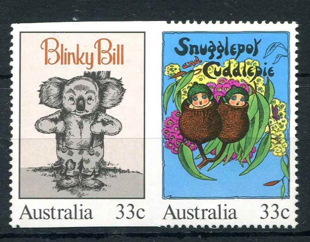 1985 33c Children's Books "Blinky Bill" & ... Image 1++