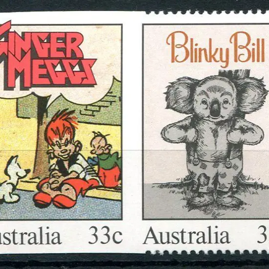 1985 33c Children's Books "Ginger Megs" & "Blinky ...