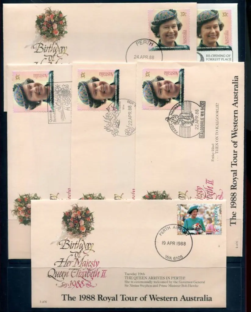 1988 (19th-24th April) QEII Royal Tour of Western ... Image 1++