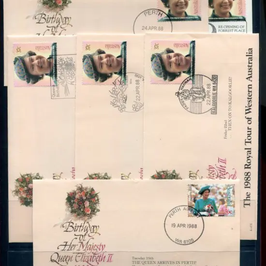 1988 (19th-24th April) QEII Royal Tour of Western ...