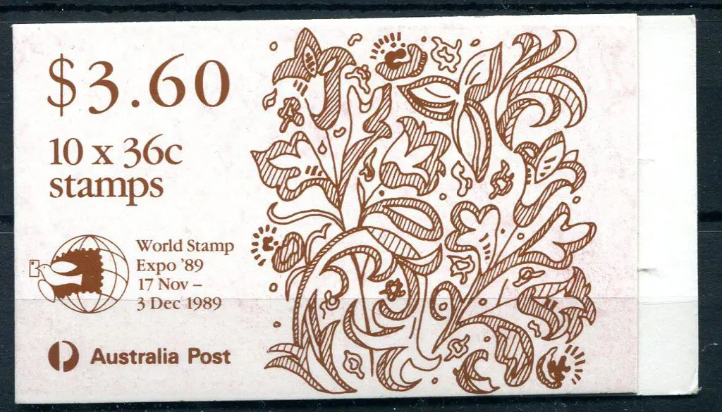 1989 $3.60 Christmas booklet overprinted "World ... Image 1++