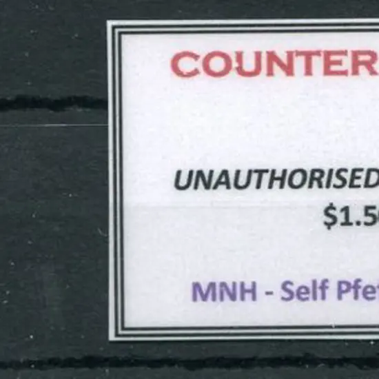 1996 $1.50 Monetel Kangaroo Counter Printed Stamps ...