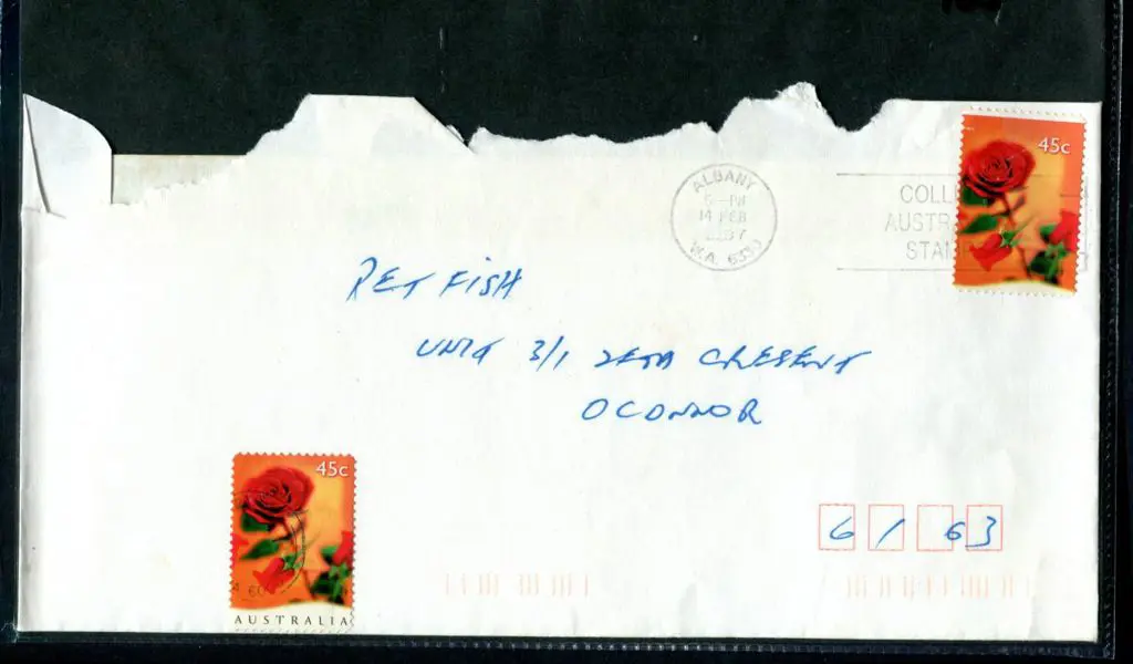 1997 45c Roses Greetings S/A with massively ... Image 1++