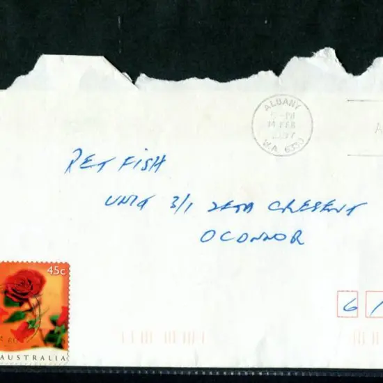 1997 45c Roses Greetings S/A with massively ...