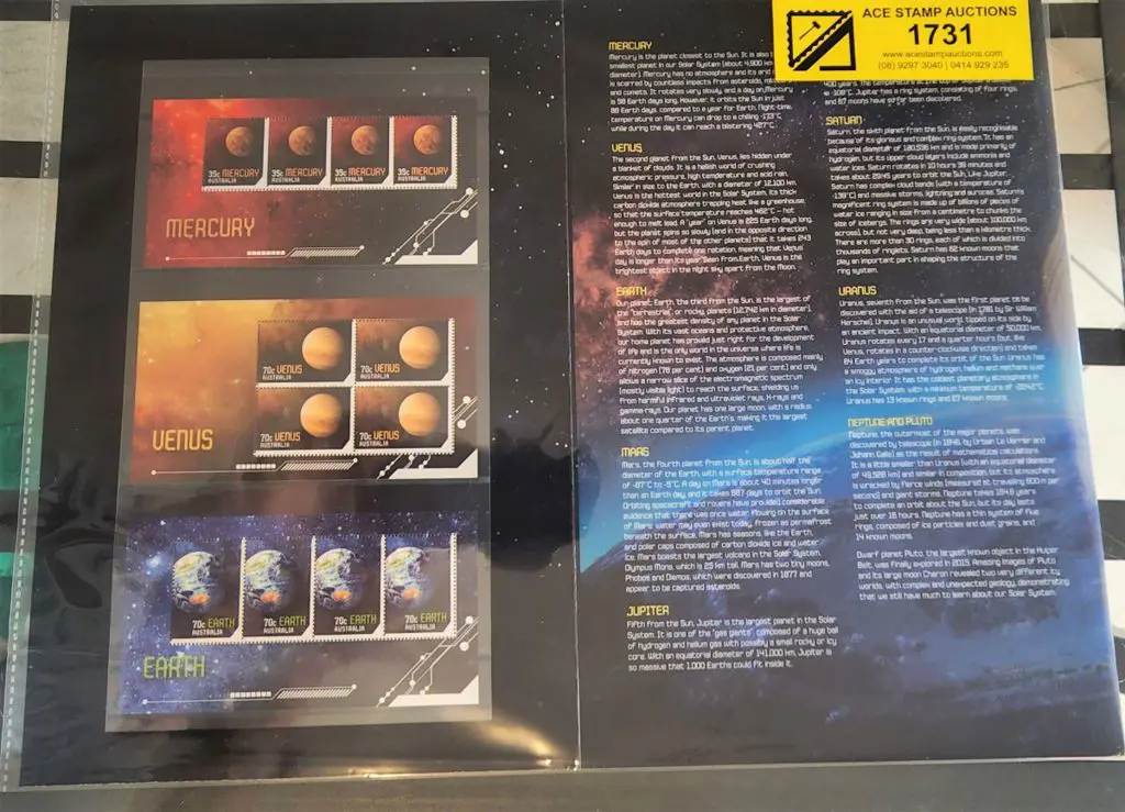 2015 "Our Solar System Miniature Sheet Collection" ... Image 1++