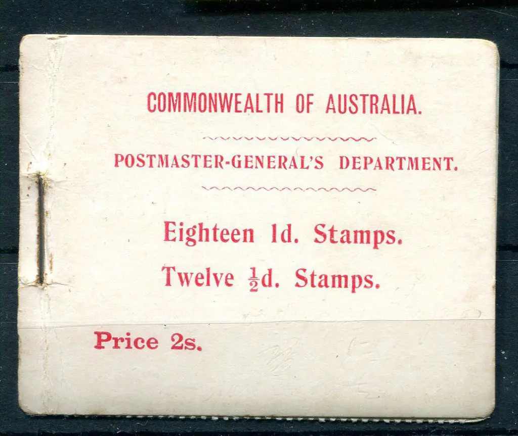 1913 2/- red on pink surfaced card. Inside covers ... Image 1++