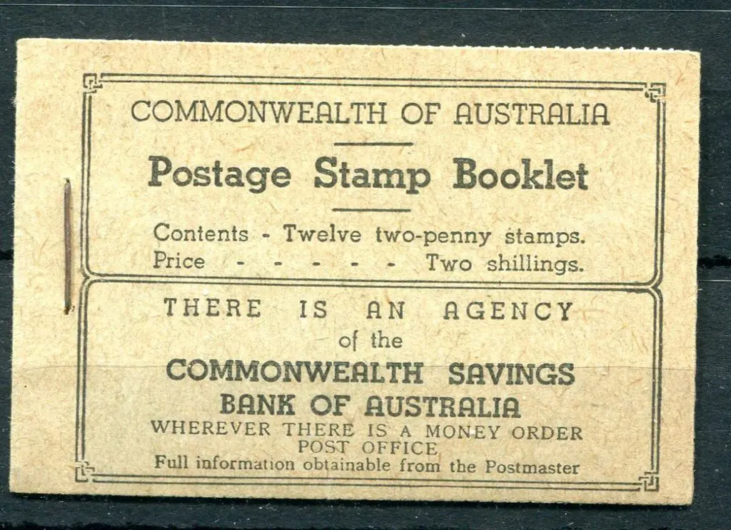 1938 2/- black on pale green with 12 x 2d scarlet ... Image 1++