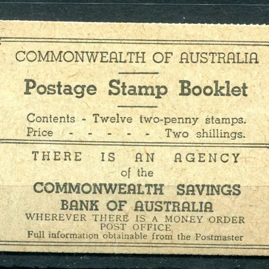 1938 2/- black on pale green with 12 x 2d scarlet ...