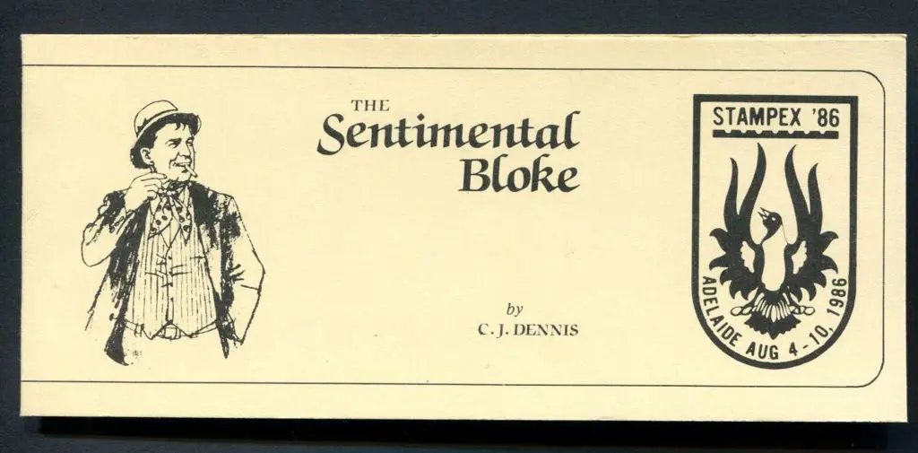 1986 Sentimental Bloke - Stampex 1986 commem ... Image 1++