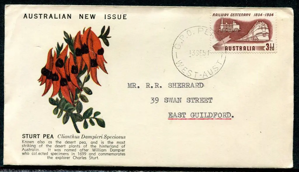 1954 (13th Sept) Railway Cent Boans cover with ... Image 1++