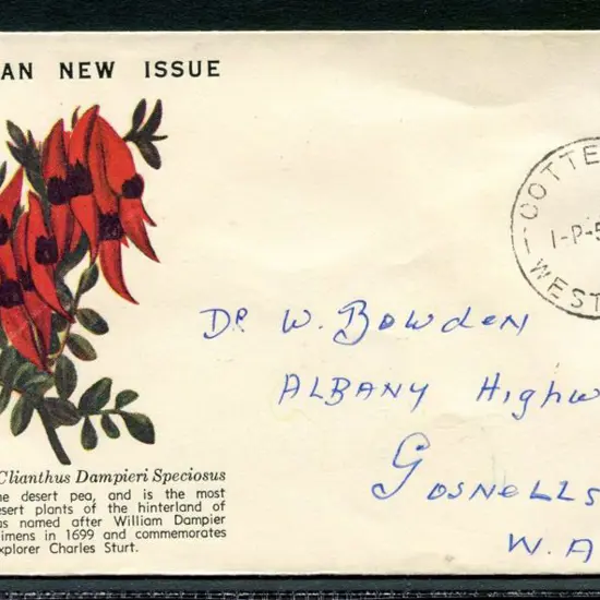 1961 (5th July) AAT 5d Shackleton on Boans illust ...
