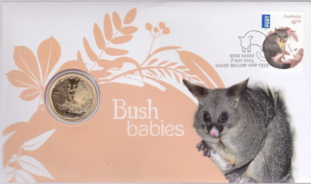 2013 (7th May) Bush Babies - Possum with $1 Perth ... Image 1++