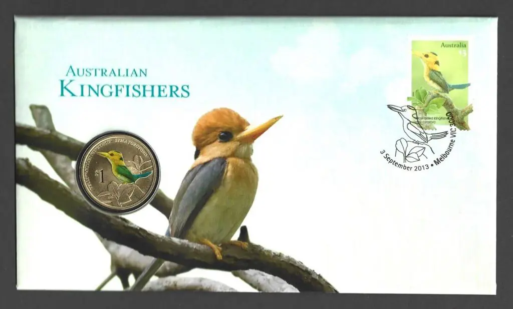 2013 (3rd Sept) Australian Kingfishers with $1 ... Image 1++