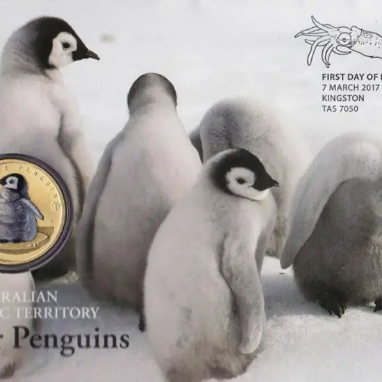 2017 (7th Mar) AAT Emperor Penguins with $1 Perth ...